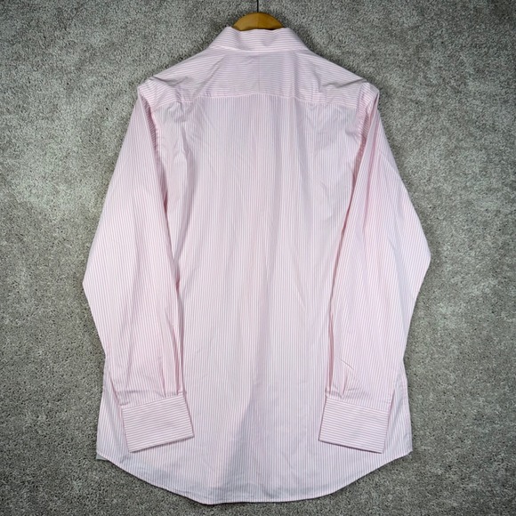 NWT G/FORE Men's Medium Lilac Pink Stripe Skull & Crossbones Button Up Shirt - Picture 11 of 11